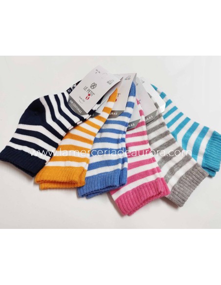 Calcetines Lepetit 253 - AZUL MARINO - HUEVO - CELESTE - ROSA AURORA - GRIS - TURQUESA