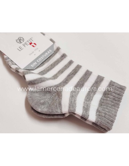 Calcetines Lepetit 253 - GRIS Y BLANCO