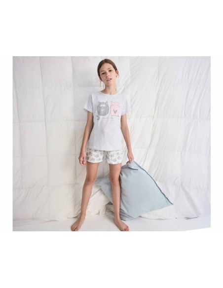 Pijama corto juvenil 26117552 de Tobogán