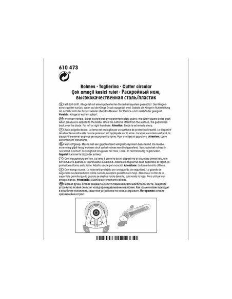 Cúter circular 610 473 de PRYM Love