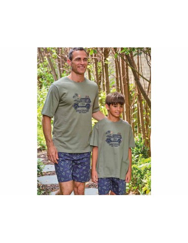 Pijama hombre 265024 y pijama juvenil 263008 de MUSLHER