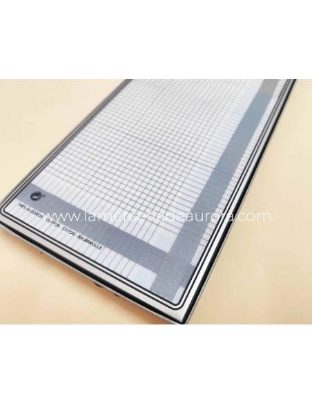 Estuche pañuelos de caballero fondo blanco (6 uds) "Cuadros" de Marvin