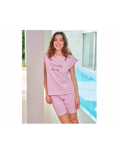 Pijama corto mujer algodón 256035 de Muslher