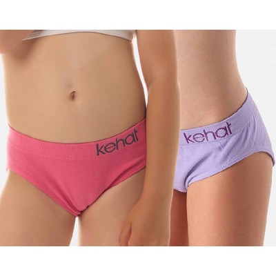 Bragas algodón sin costuras niña (pack 2 uds) de Kehat -...