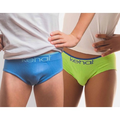 Slip algodón sin costuras juvenil (pack 2 uds) de Kehat -...