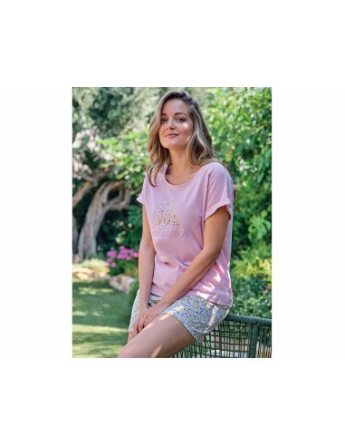 Pijama corto mujer DA26S420 de DON ALGODÓN