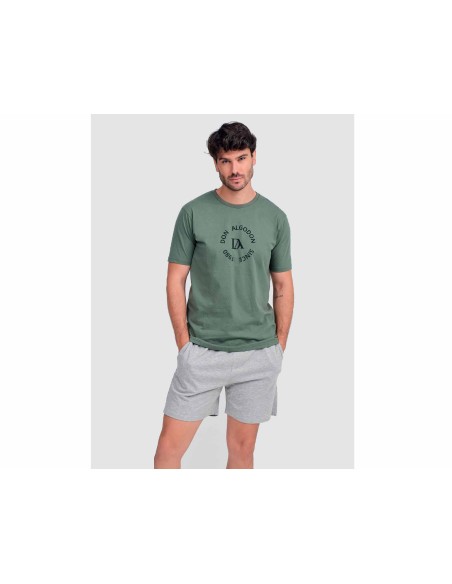 Pijama hombre DA26S301 de DON ALGODÓN