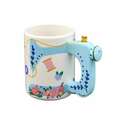 Taza cerámica (400ml) "Máquina de Coser"