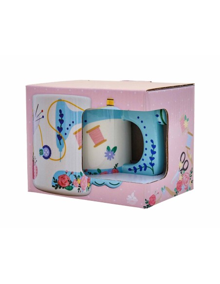 Taza cerámica (400ml) "Máquina de Coser"