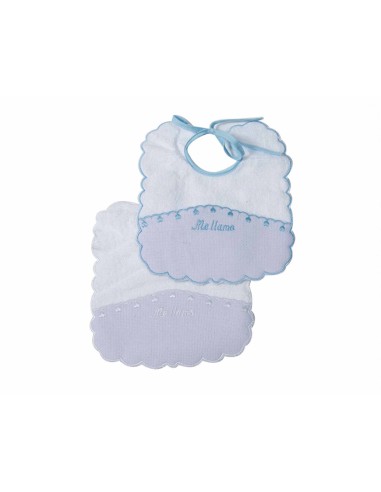 Pack baberos 8831 de Gamberritos - AZUL y BLANCO