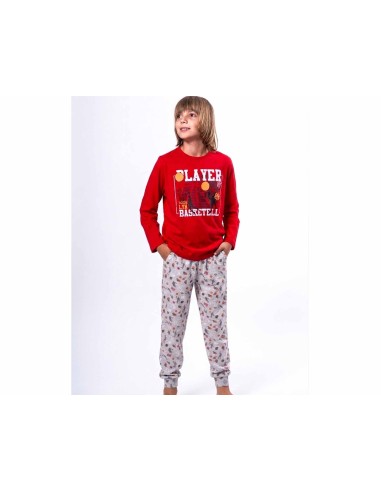 Pijama largo juvenil algodón entretiempo...