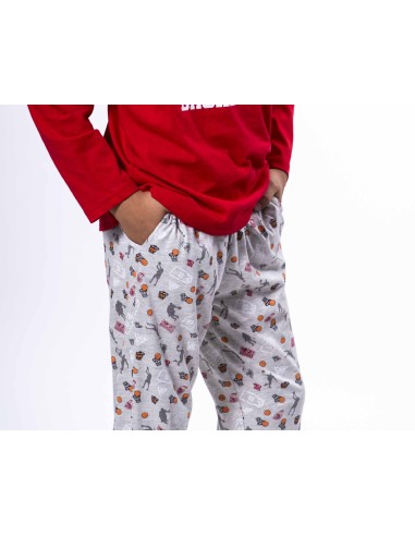 Pijama largo juvenil algodón entretiempo...