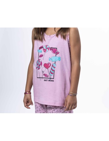 Pijama corto juvenil algodón "Sweet Dreams" de...