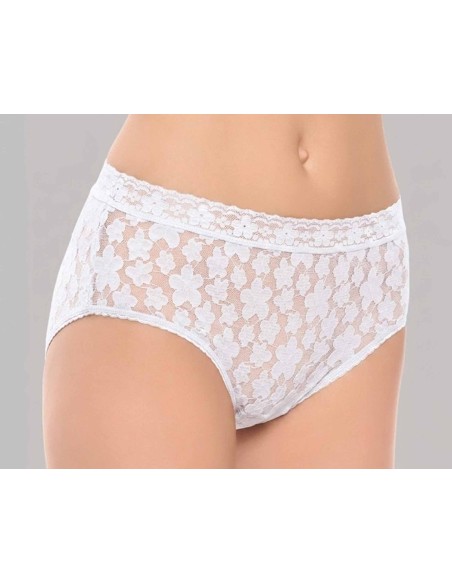 Braga blonda cintura ancha 001 de Naiara - BLANCA