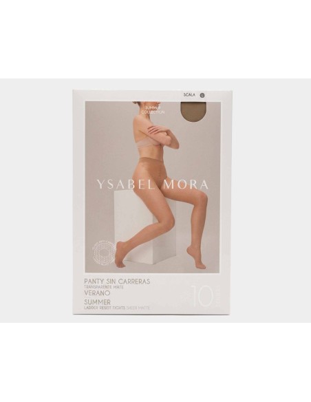 Panty verano sin carreras 10 DEN 16638 de Ysabel Mora - PACKAGING