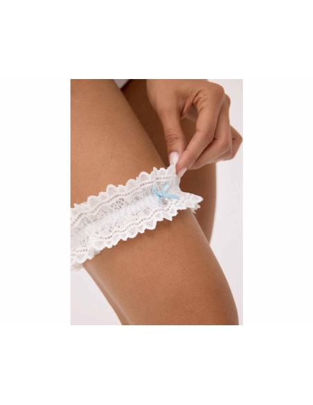Liga encaje y lazo para novia 10185 de Ysabel Mora