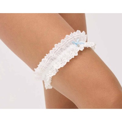 Liga encaje y lazo para novia 10185 de Ysabel Mora 2