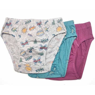 Slip infantil (pack 3 uds) Cómic 110 de Waterlemon