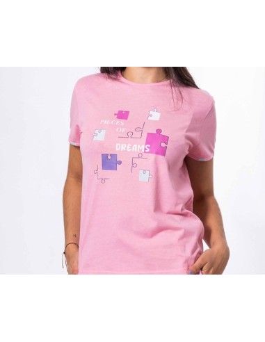 Pijama corto mujer KN-26550A de Kinanit - CAMISETA