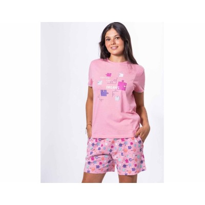 Pijama corto mujer KN-26550A de Kinanit