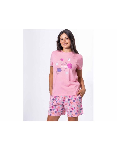 Pijama corto mujer KN-26550A de Kinanit