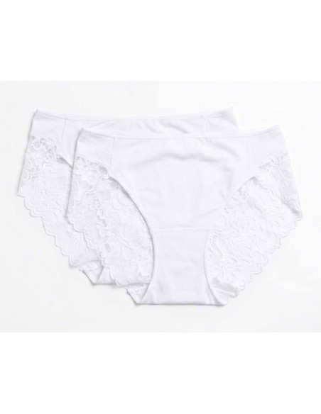 Braga bikini blonda (pack 2uds) 475 de Naiara - BLANCAS