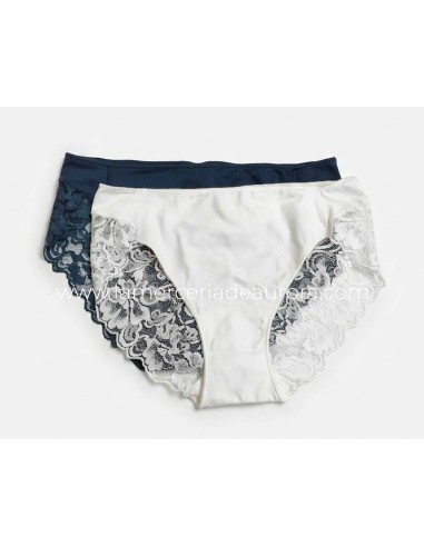 Braga bikini blonda (pack 2uds) 475 de Naiara - OCÉANO - MARFIL