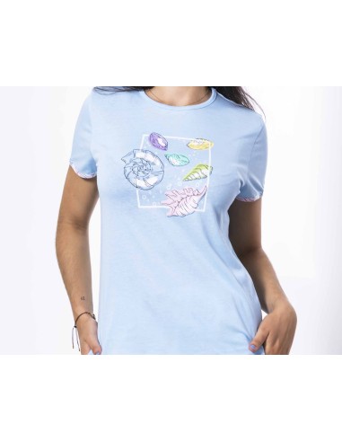 Pijama corto mujer algodón "Nautilius" de Kinanit