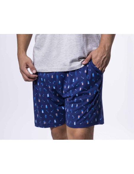 Pijama hombre KN-26647B de Kinanit - PANTALÓN