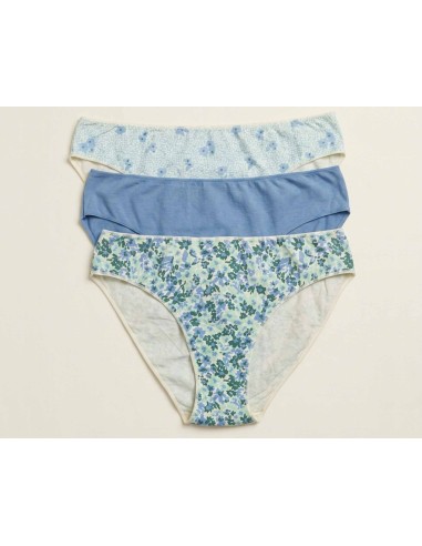 Braga midi (pack 3 uds) Green flower 221 de Waterlemon