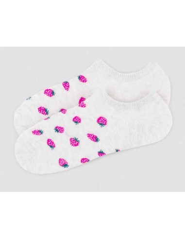 Calcetines invisibles mujer "Fresas" 12992 de Ysabel Mora