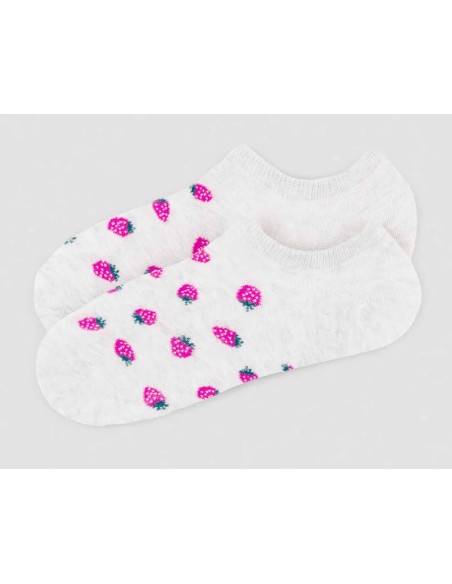 Calcetines invisibles mujer "Fresas" 12992 de Ysabel Mora