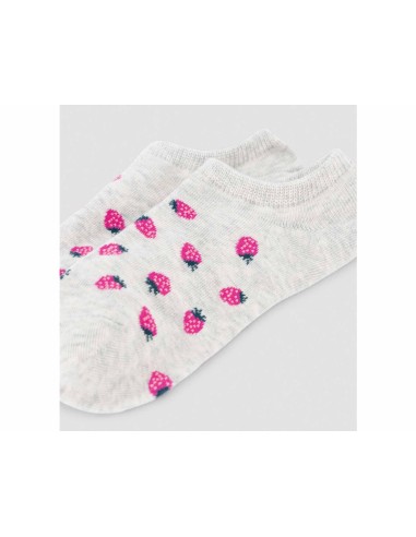 Calcetines invisibles mujer "Fresas" 12992 de Ysabel Mora