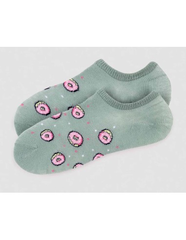 Calcetines invisibles mujer "Donas de fresa" 12992 de Ysabel Mora