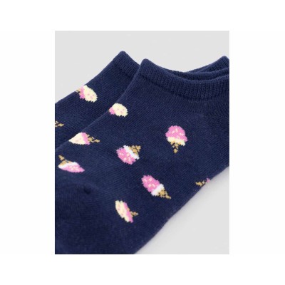 Calcetines invisibles mujer "Helados de fresa" 12992 de Ysabel Mora 2