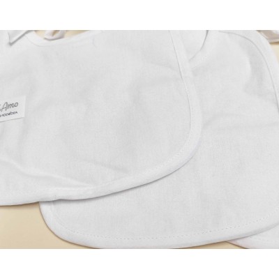 Babero bebé para bordar "Lazo" de Bimbi Amo 2