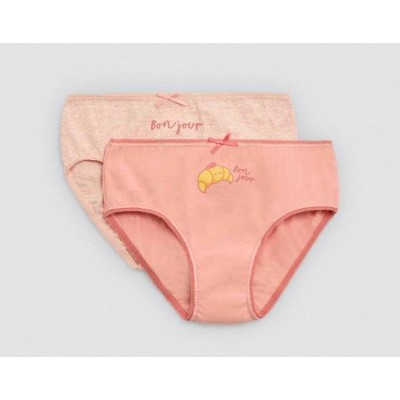 Braga niña algodón "Bon Jour" (pack 2 uds) de Ysabel Mora