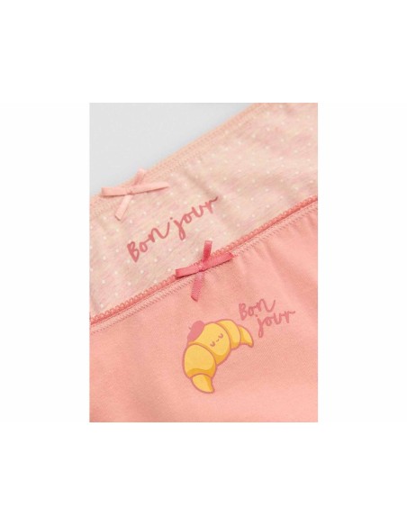 Braga niña algodón "Bon Jour" (pack 2 uds) de Ysabel Mora