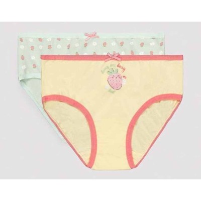 Braga niña algodón "Fresas" (pack 2 uds) 18462 de Ysabel Mora