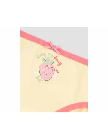 Braga niña algodón "Fresas" (pack 2 uds) 18462 de Ysabel Mora