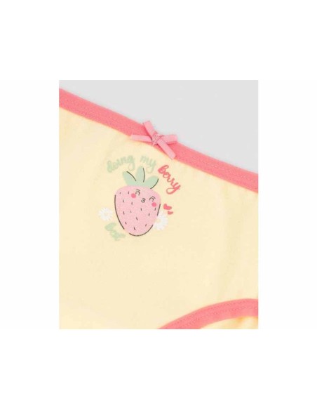 Braga niña algodón "Fresas" (pack 2 uds) 18462 de Ysabel Mora