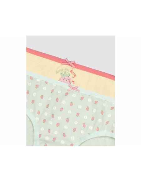 Braga niña algodón "Fresas" (pack 2 uds) 18462 de Ysabel Mora
