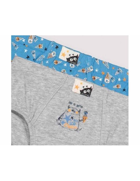 Slip infantil algodón (pack 2 uds) "Ice cream" de Ysabel Mora