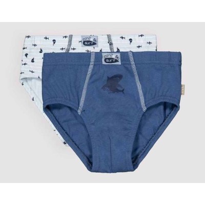 Slip infantil algodón (pack 2 uds) "Surf" de Ysabel Mora