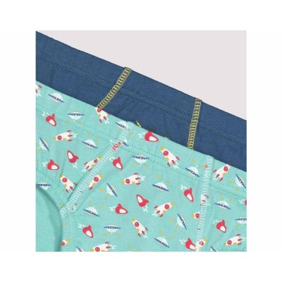 Slip infantil algodón (pack 2 uds) "Aventura galáctica" de Ysabel Mora 2