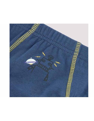 Slip infantil algodón (pack 2 uds) "Aventura galáctica" de Ysabel Mora