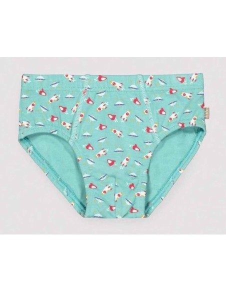 Slip infantil algodón (pack 2 uds) "Aventura galáctica" de Ysabel Mora
