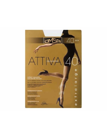 Panty relajante ATTIVA 40 Extralarge de Omsa