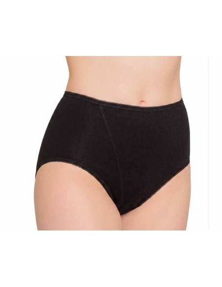 Braga faja algodón sin costuras 234 de Naiara - NEGRO