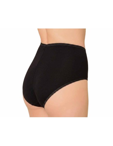Braga faja algodón sin costuras 234 de Naiara - NEGRO